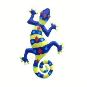 Metal Gecko Wall Art Decor (Style: Model E)
