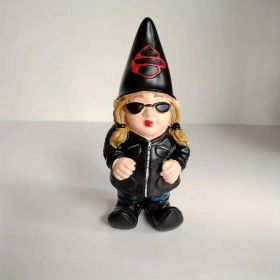 Biker Gnome Statue (Color: Halley Female)