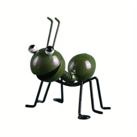 1pc/4pcs,  Ant Metal Sculpture (Color: Dark Green)