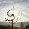Dandelion Figurine Statue Steel