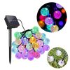 8 Modes Solar String Lights Outdoor LED Crystal Globe