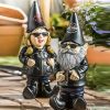 Biker Gnome Statue