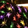 1pc Solar Dragonfly String Lights Dragonfly