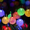 8 Modes Solar String Lights Outdoor LED Crystal Globe