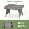 Folding PE Rattan Side Table