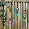 1pc/4pcs, Metal Hummingbird Wall Art Decor