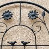 2 Pack Metal Garden Trellis 86.7" x 19.7" Flower Support