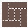11.81"x11.81"x0.79"Grey & Brown Colors - Stylish Interlocking Flooring