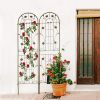 2 Pack Metal Garden Trellis 86.7" x 19.7" Flower Support