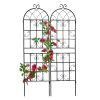 2 Pack Metal Garden Trellis 71" x 19.7"