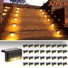 8/16/32 solar outdoor deck lights LED walk lights